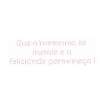 Stencil Simples Frase Que a Harmonia Se Instale 2429 10x30 Opa