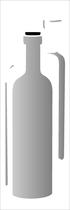 Stencil Simples Garrafa 1790 10x30 Opa