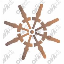 Stencil Simples Infantil Manche Opa 1714 10x10