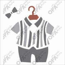 Stencil Simples Infantil Terninho Opa 1855 10x10