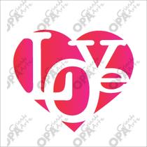 Stencil Simples Love Opa 1309 10x10