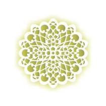 Stencil Simples Mandala Flor Opa2097 30,5x30,5