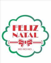 Stencil Simples Moldura Feliz Natal 2119 20x25 Opa
