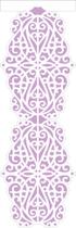 Stencil Simples Negativo Renda Arabesco 2425 10x30 Opa