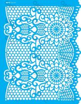 Stencil Simples Negativo Renda I OPA2631 20x25 Stencil Simples Negativo Renda I OPA2631 20x25