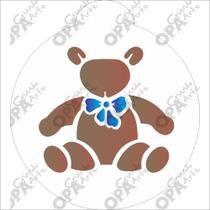 Stencil Simples Urso Opa 844 10x10