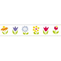 Stencil Sp. 04x30 62 Borda Flores Stencil Sp. 04x30 62 Borda Flores