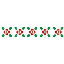 Stencil Sp. 06x30 798 Flores Simples