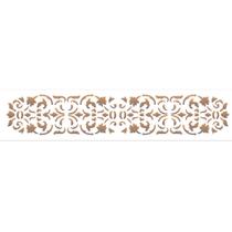 Stencil Sp. 06x30 814 Volutas Barrocas