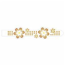 Stencil Sp. 06x30 954 Fita Flores Stencil Sp. 06x30 954 Fita Flores