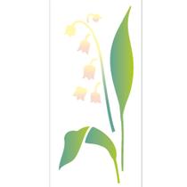 Stencil Sp. 07x15 1966 Lirio do Vale