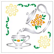 Stencil Sp. 10x10 082 Cantoneira