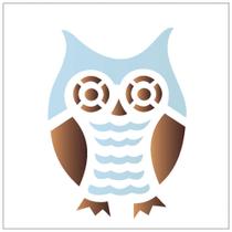 Stencil Sp. 10X10 1308 Coruja Stencil Sp. 10X10 1308 Coruja