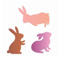 Stencil Sp. 10x10 1889 Coelhos