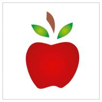 Stencil Sp. 10X10 213 Frutas Maca Ii