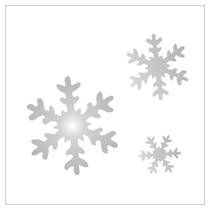 Stencil Sp. 10X10 316 Flocos de Neve