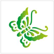 Stencil Sp. 10X10 777 Borboleta Silvestr