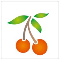 Stencil Sp. 10x10 782 Frutas Cerejas