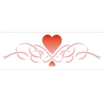 Stencil Sp. 10x30 113 Lacos Coracao Stencil Sp. 10x30 113 Lacos Coracao