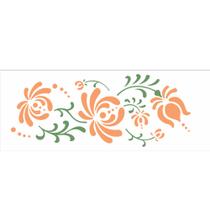 Stencil Sp. 10x30 2329 Flor Bauer I
