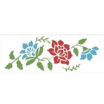 Stencil Sp. 10x30 2331 Flor Bauer Iii