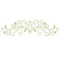Stencil Sp. 10x30 2417 Arab. Folhas Cor