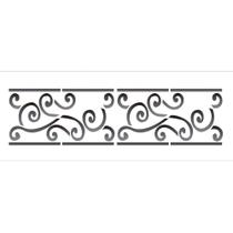Stencil Sp. 10x30 436 Border Volutas