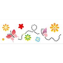 Stencil Sp. 10x30 480 Borbol. Flores Iii Stencil Sp. 10x30 480 Borbol. Flores Iii