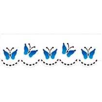 Stencil Sp. 10X30 481 Bordado Borboletas