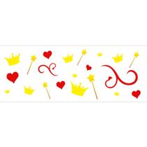 Stencil Sp. 10x30 708 Estampa Princesas Stencil Sp. 10x30 708 Estampa Princesas