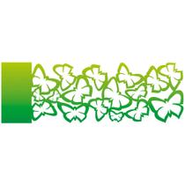 Stencil Sp. 10x30 720 Negativo Borboleta