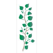 Stencil Sp. 10x30 738 Galho C/ Folhas