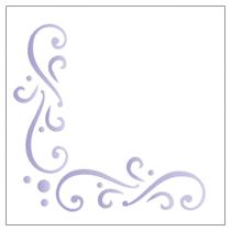 Stencil Sp. 14x14 1178 Canton. Arabesco