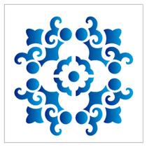 Stencil Sp. 14x14 1738 Mandala A.
