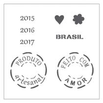 Stencil Sp. 14x14 1741 Selo Artesanal Stencil Sp. 14x14 1741 Selo Artesanal