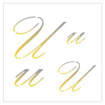 Stencil Sp. 14x14 1816 Manuscrito U