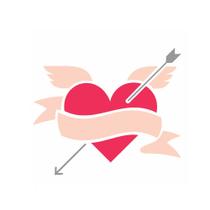 Stencil Sp. 14X14 2432 Coracao Flecha