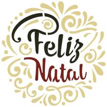 Stencil Sp. 14x14 2549 Frase Feliz Natal