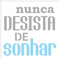 Stencil Sp. 14X14 2687 F. Nunca Desista