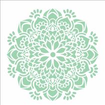 Stencil Sp. 14X14 2692 Mand. Flor Bauer