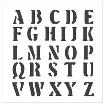 Stencil Sp. 14x14 975 Alfabeto Iii