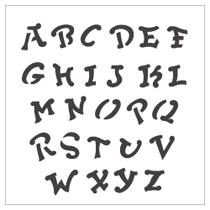 Stencil Sp. 14x14 976 Alfabeto Iv