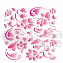 Stencil Sp. 15X20 1006 Estamp. Floral Ii