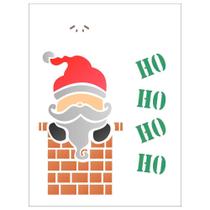 Stencil Sp. 15x20 1117 Papai Noel Chamin