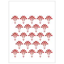 Stencil Sp. 15x20 1316 Flor Leque Stencil Sp. 15x20 1316 Flor Leque