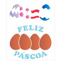 Stencil Sp. 15x20 1910 Feliz Pascoa Stencil Sp. 15x20 1910 Feliz Pascoa