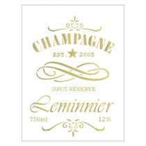 Stencil Sp. 15X20 2047 Rotulo Champagne - OPA
