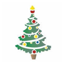 Stencil Sp. 15x20 2114 Arvores Bolas Ii