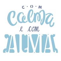 Stencil Sp. 15x20 2247 Frase com Calma