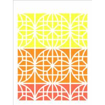 Stencil Sp. 15x20 2349 Est. Vitral Globo